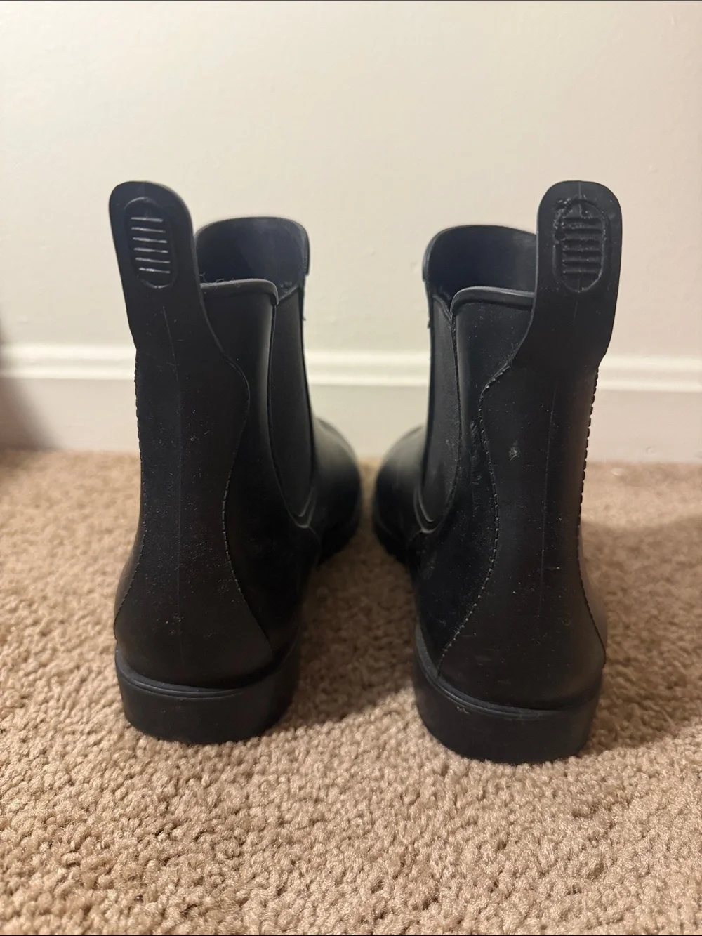 Women’s Black Chelsea Rain Boots